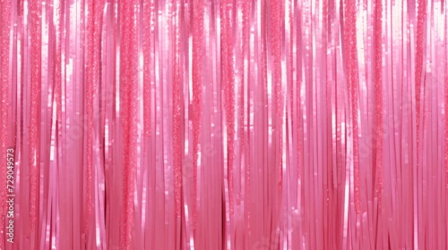 foil fringe glitter pink curtain background, Fringe for Wedding Decoration, Birthday Party, Christmas Decoration, New Year's Eve photo