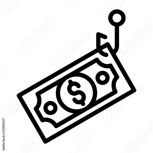 Steal Vector Line Icon