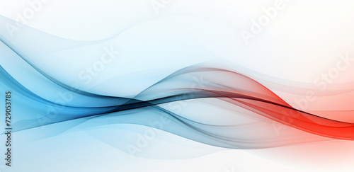 a blue wave with white lines on a white background, in the style of futuristic digital art, mist, smokey background, light crimson and sky-blue © Possibility Pages
