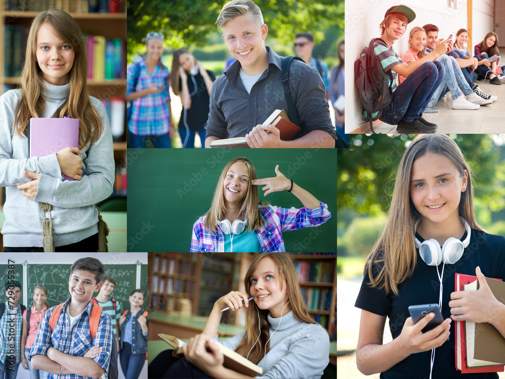 teens iin school
