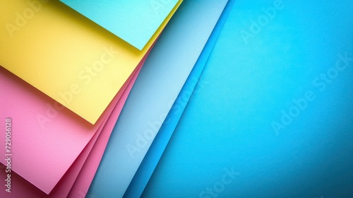 Vibrant Multicolored Paper Background Abstract Texture With Bright Colors And Copy Space For Design Projects