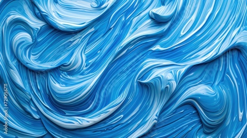 Close Up of Blue and White Swirl Pattern