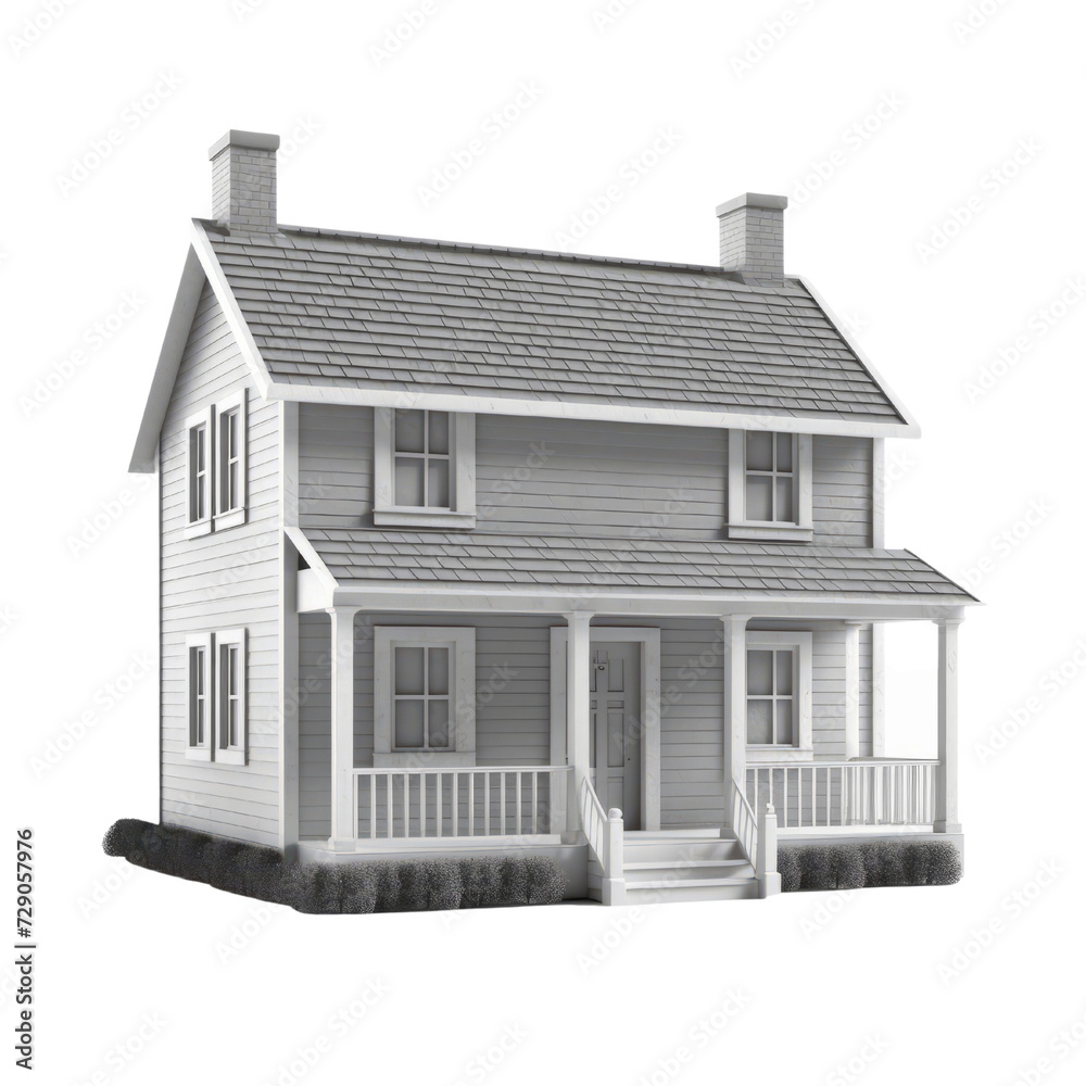 Studi House PNG Cutout, Generative AI Studi House PNG Cutout, Generative AI