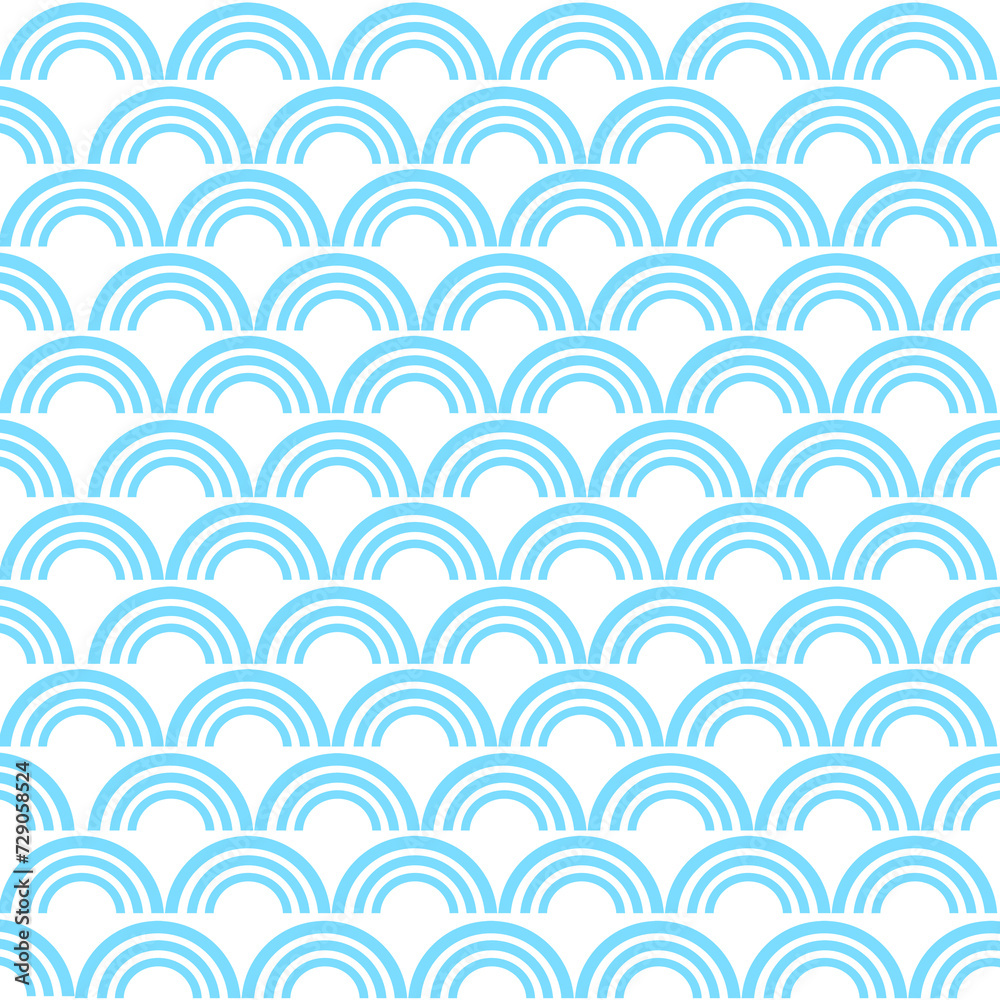 seamless pattern with waves