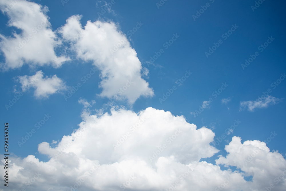 white clouds and blue sky. white clouds