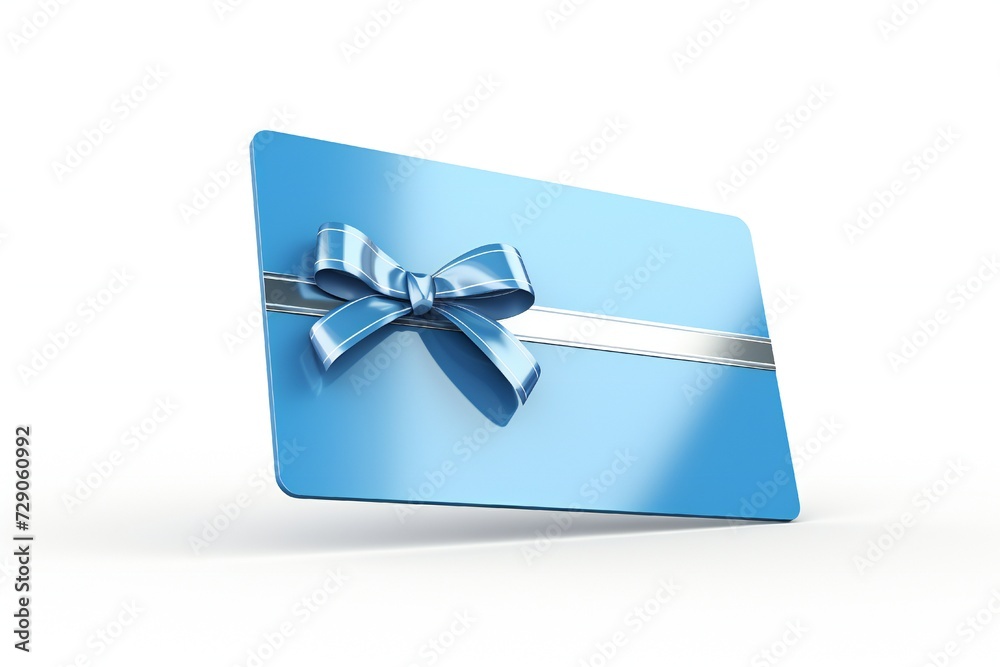 Solar panel gift card isolated on white background Generative Ai Solar panel gift card isolated on white background Generative Ai