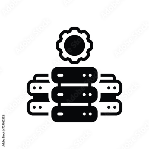Black solid icon for raid