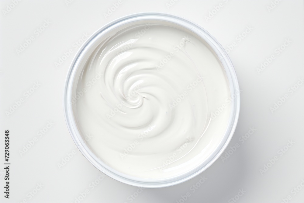 White sealant on a white background Generative Ai White sealant on a white background Generative Ai