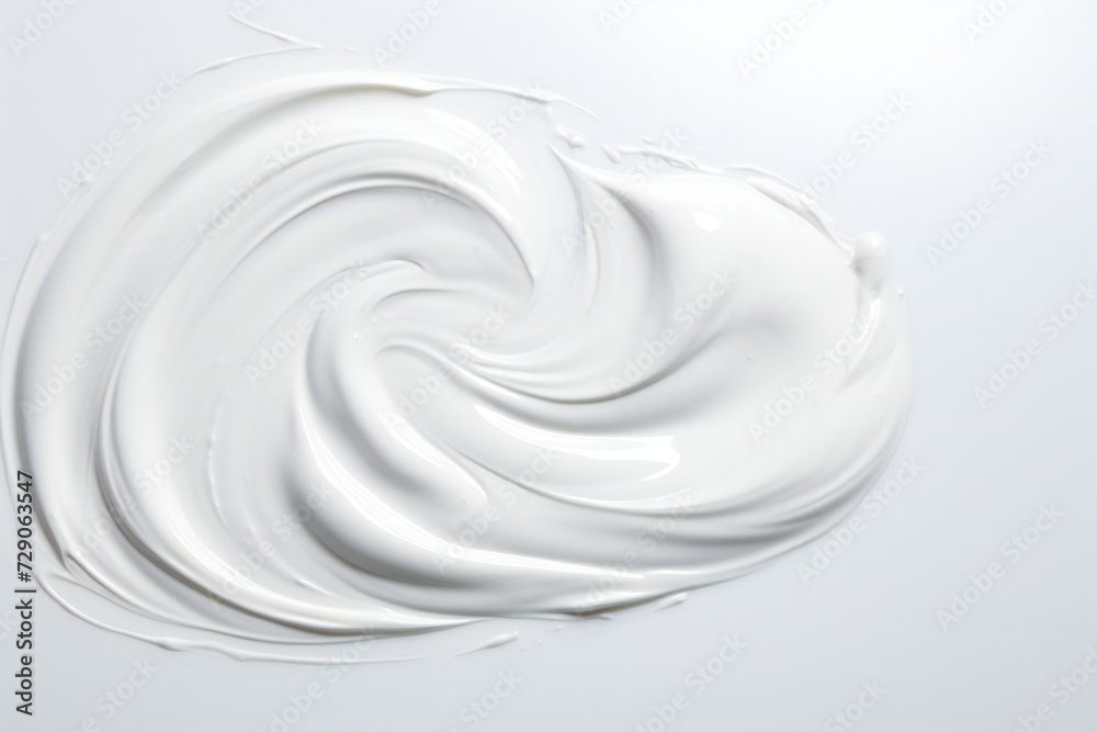 White sealant on a white background Generative Ai White sealant on a white background Generative Ai