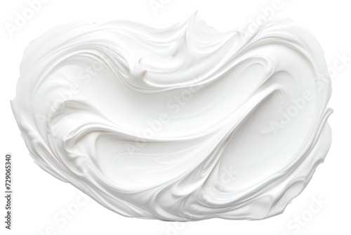 Shaving cream on a transparent background Generative Ai