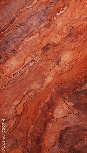 A modern Red Travertine texture, showcasing warm red tones and natural, earthy patterns © jahanzaib
