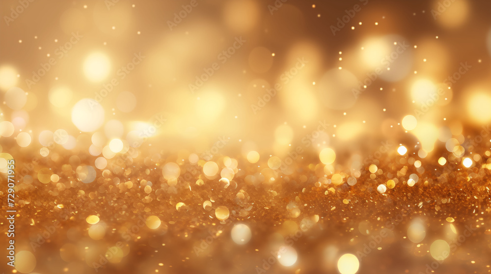 golden christmas particles and sprinkles for a holidaybackground golden christmas particles and sprinkles for a holidaybackground