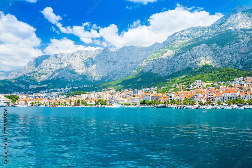 Town of Makarska in Dalmatia, Croatia
