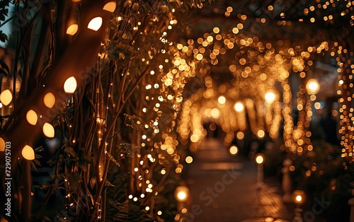 Decorations that Sparkle with Glittering Lights photo