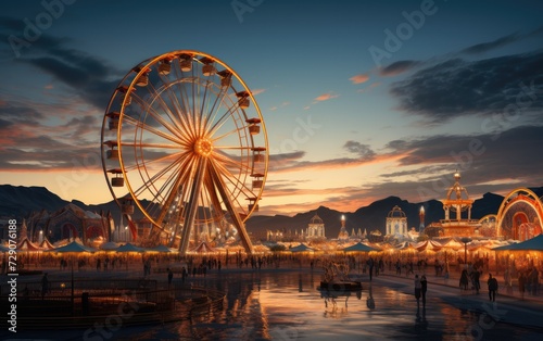Offering Views on the Carnival Ferris Wheel