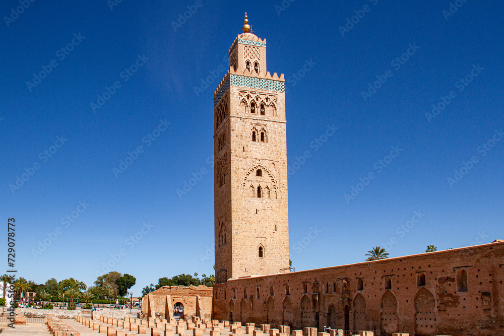 Minaret in Marrakech, Morocco