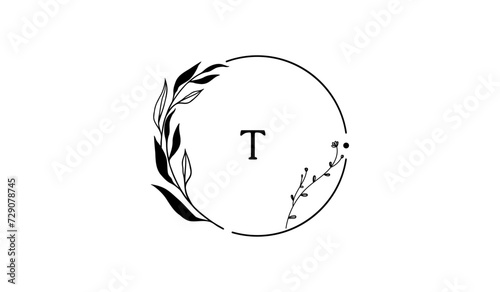 Luxury Circular Floral Alphabetical Logo
