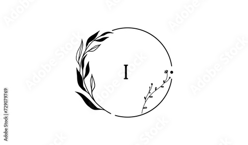 Luxury Circular Floral Alphabetical Logo