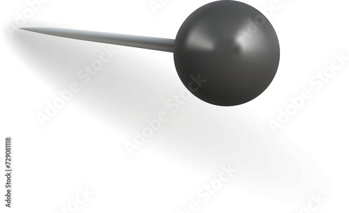 Foto Black Ball Pushpin