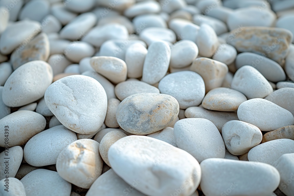 White Smooth River Pebbles Texture Background White Smooth River Pebbles Texture Background