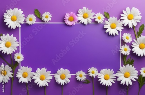 frame made of flowers © Leshtana