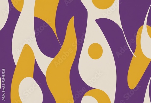 a purple  yellow and white abstract pattern