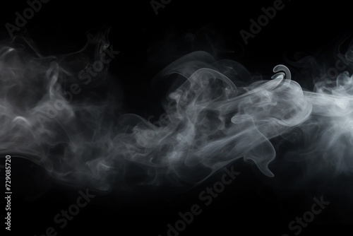 Overlays of smoke, fog, and mist create an atmospheric effect on a black background