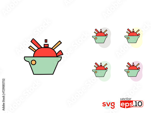 Immersive Pleasures Home & Arts Icons. Cultural Canvas: Entertainment Vector Art