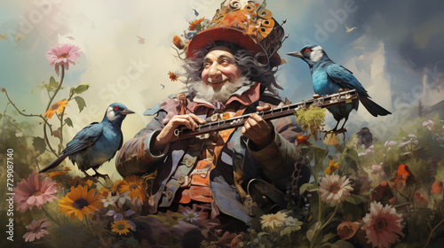 Circus Clarinet Meadow Analyze Laugh Construct Whimsic