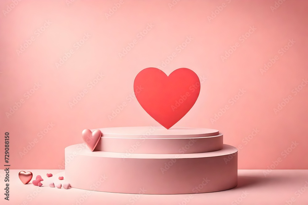heart shaped box with ribbon