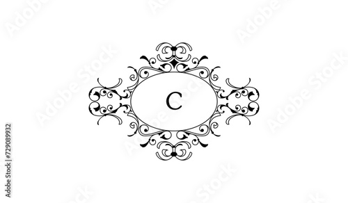 Luxury Floral Alphabetical Logo