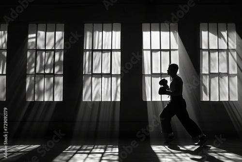 Shadow boxing training