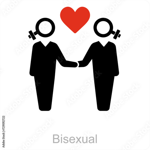 gender and Symbol icon concept