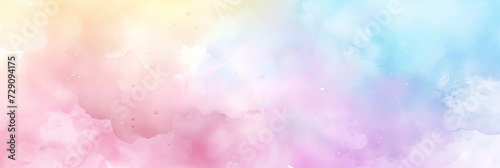 Pastel-colored abstract watercolor background suitable for creative designs, invitations, and spring-themed projects