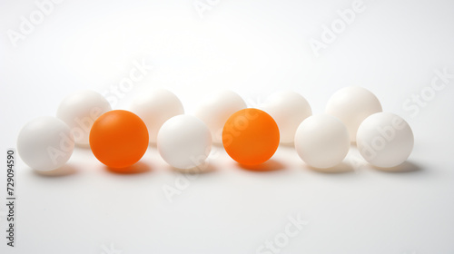 A grouping of orange