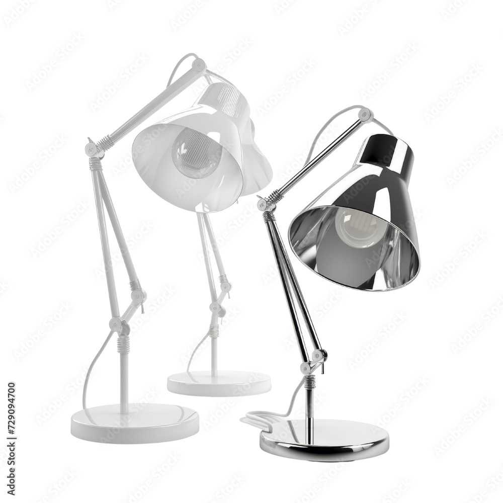 Reading Lamps PNG Cutout, Generative AI Reading Lamps PNG Cutout, Generative AI