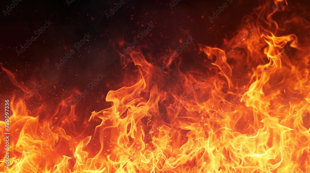 Obraz premium Fire flames background
