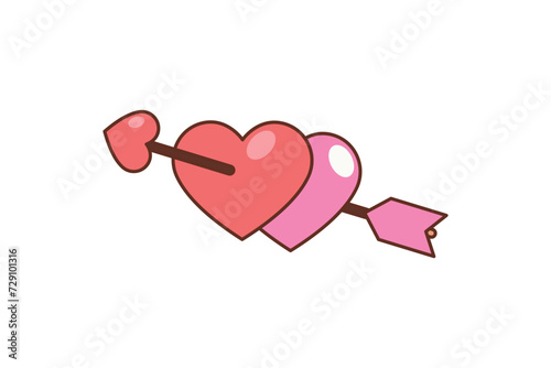 Cute Valentine Day Sticker Design