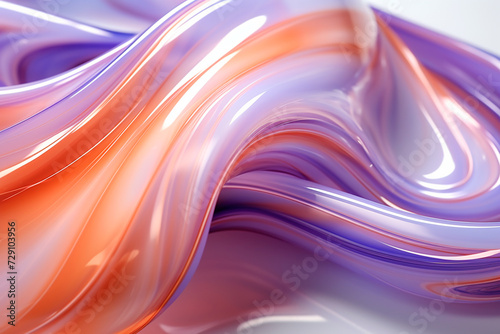 Colorful abstract flowing smooth liquid background