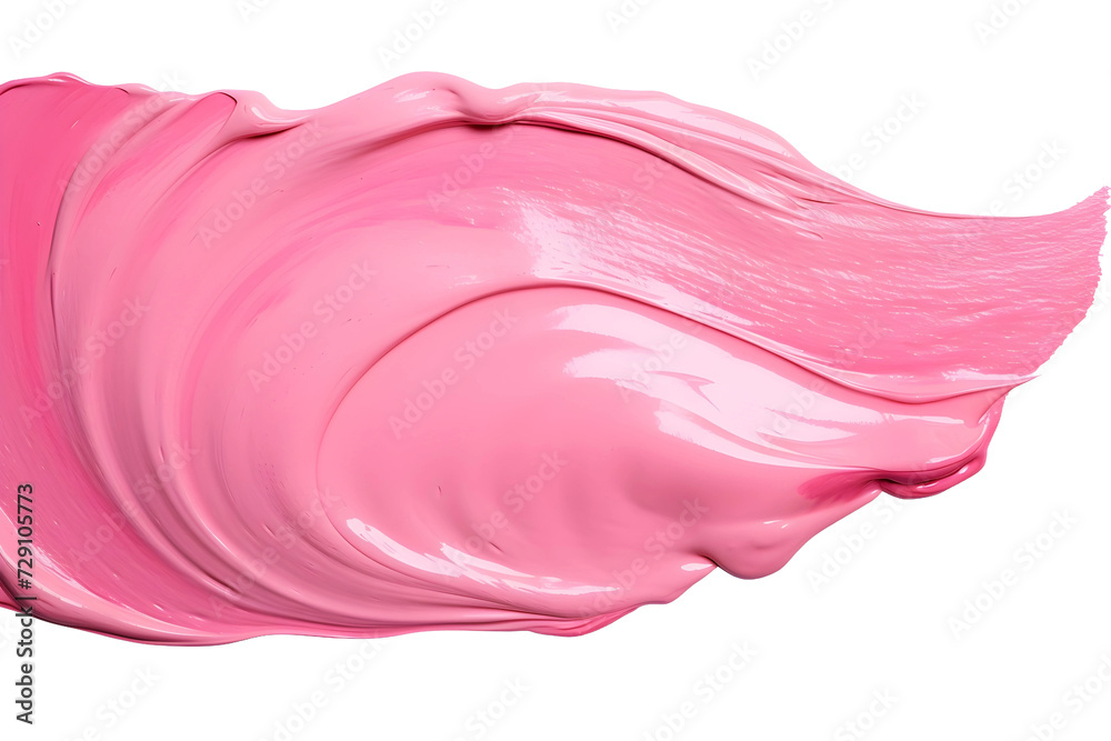 pink painted color paint stroke isolated on transparent background pink painted color paint stroke isolated on transparent background
