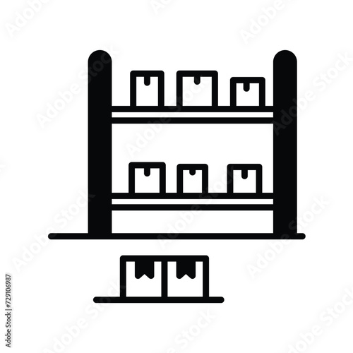 picking area icon with white background vector stock illustration