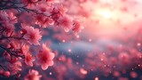 Nature background with blossom trees and spring flowers/Spring background with blossom trees and spring flowers