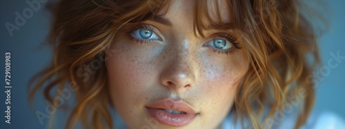 Flawless Freckles A Celebration of Individuality in the Age of Social Media Generative AI photo
