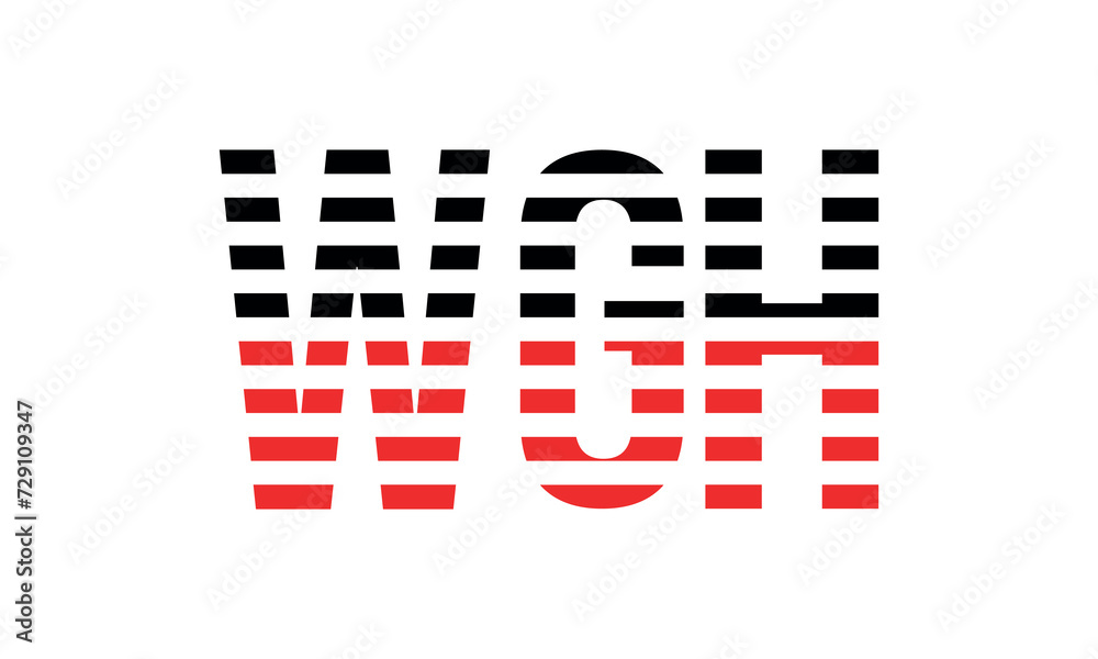 WGH three initial letter iconic line negative space minimal logo design vector template. monogram, abstract, wordmark, business, typography, minimalist, brand, company, flat, modern, unique, simple WGH three initial letter iconic line negative space minimal logo design vector template. monogram, abstract, wordmark, business, typography, minimalist, brand, company, flat, modern, unique, simple
