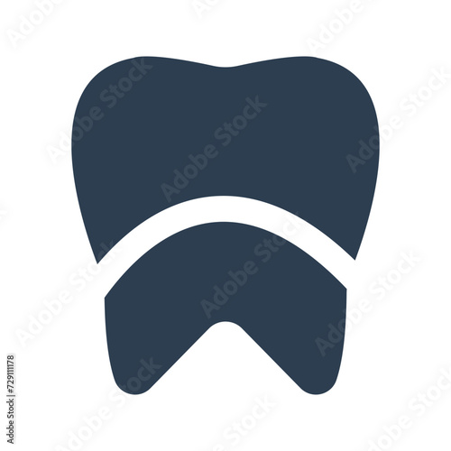 Dental tooth icon
