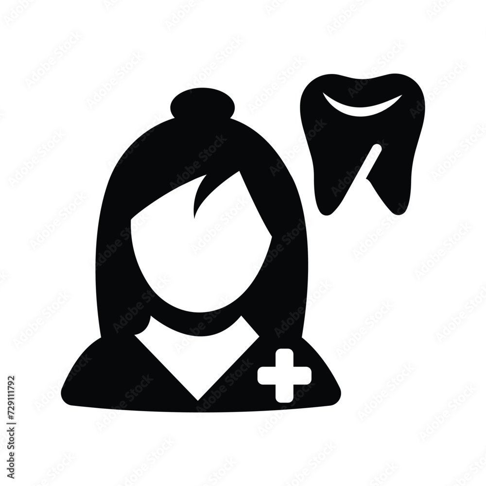Fototapeta premium Doctor dental icon