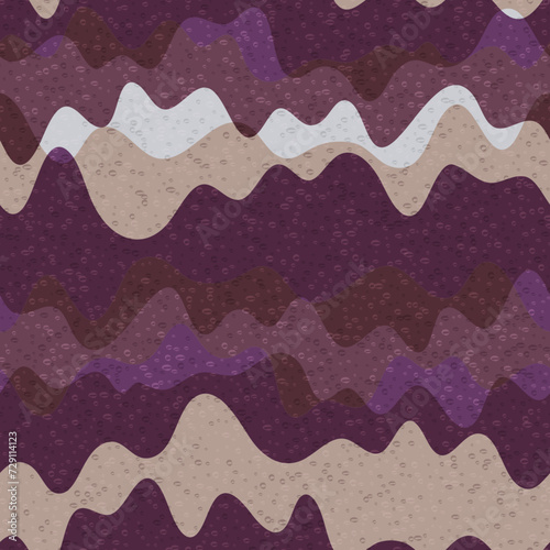 Stylish wave fluid vector seamless pattern.