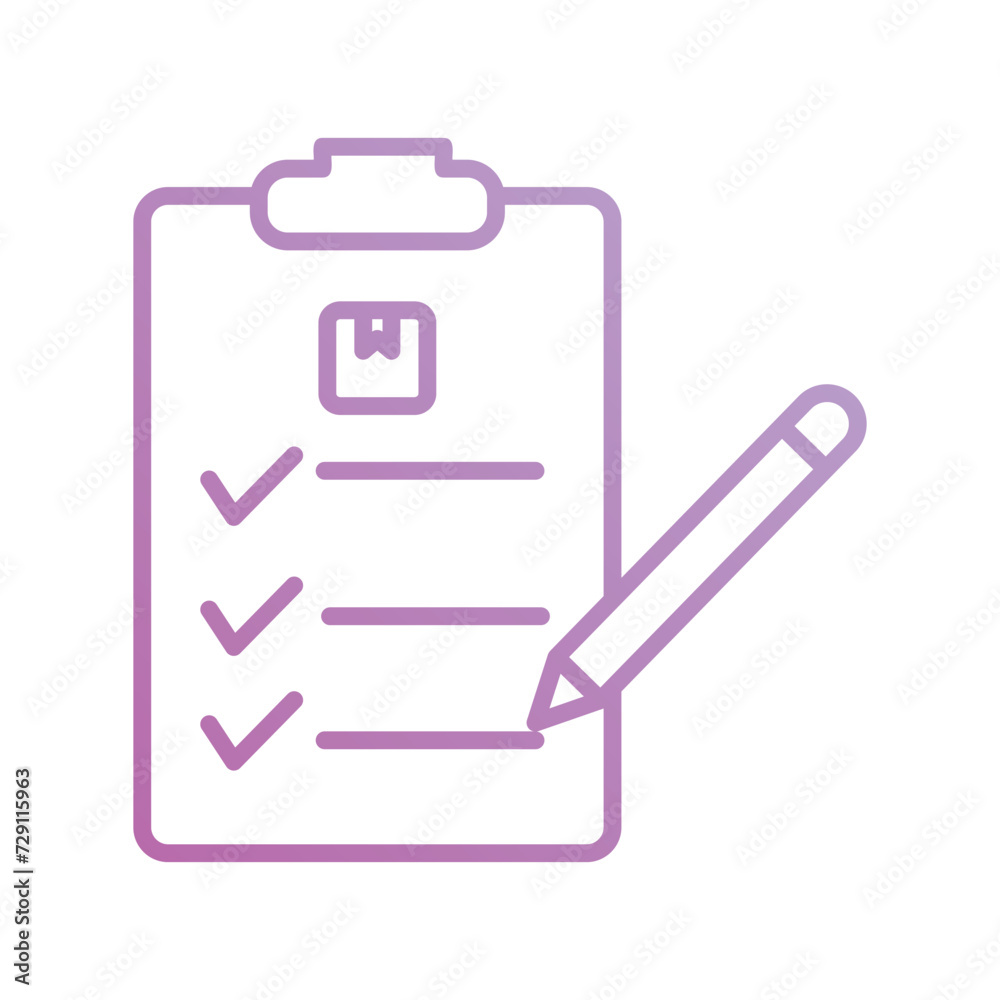order list icon with white background vector stock illustration order list icon with white background vector stock illustration