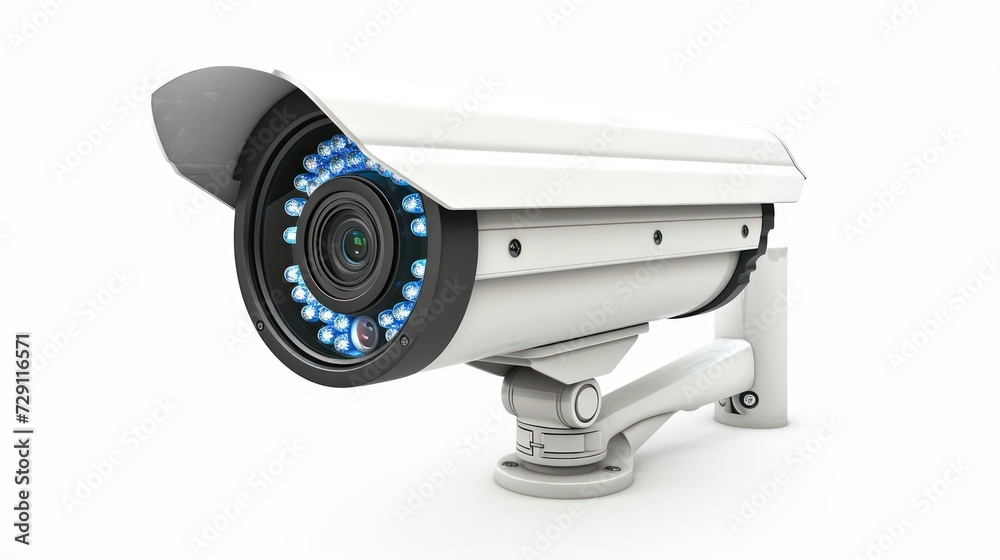 security camera isolated on a white background security camera isolated on a white background
