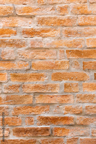 Background of brick wall texture for interior or exterior design and decoration.